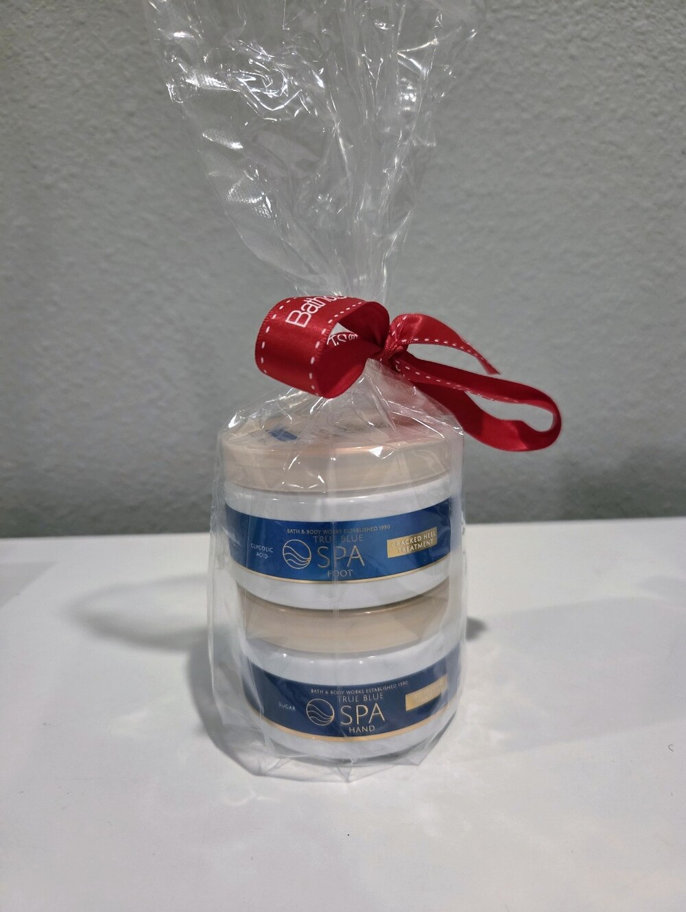 Bath Body Works True Blue Spa Foot Hand Care Gift Set Retired New